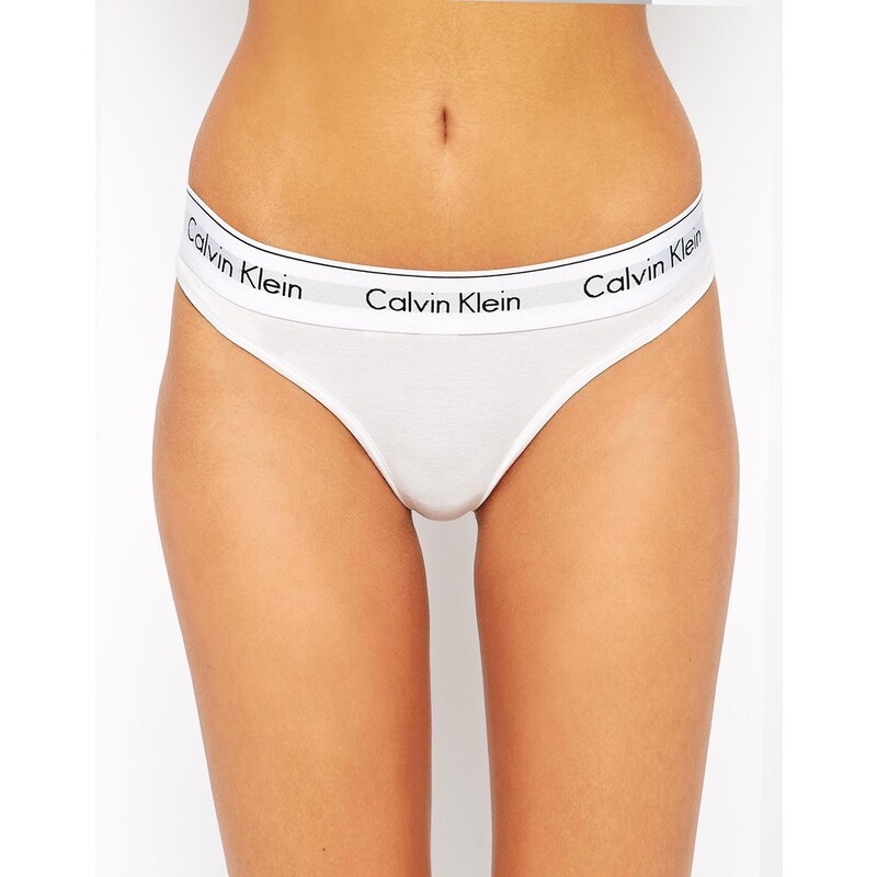 Calvin Klein - Modern - String en coton - Blanc