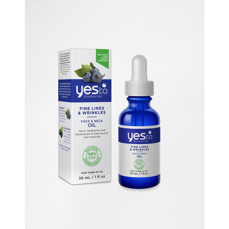 Yes To Blueberries - Huile visage et cou 30 ml - Clair