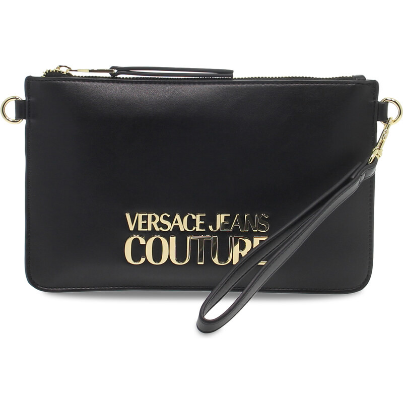Pochette Versace Jeans Couture JEANS COUTURE RANGE L LOGO LOCK SKETCH 11 BAGS SMOOTH en faux cuir noir