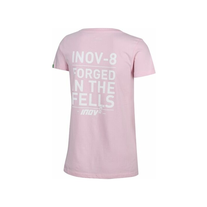 Femmes t-shirt INOV-8 Cotton Tee "Forgé" W rose