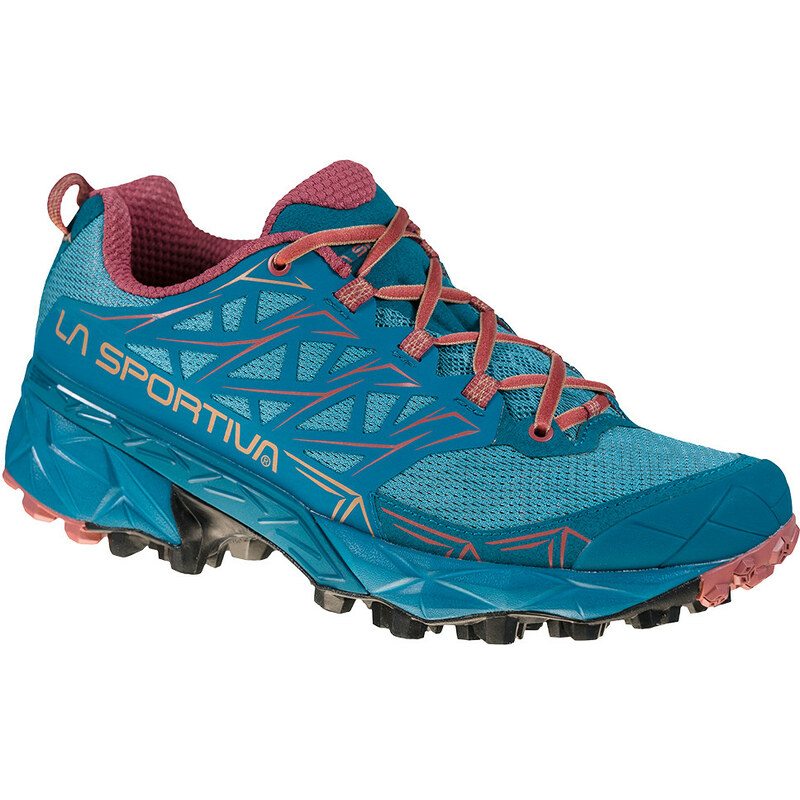 Chaussures trail femme La Sportiva Akyra encre/rouge