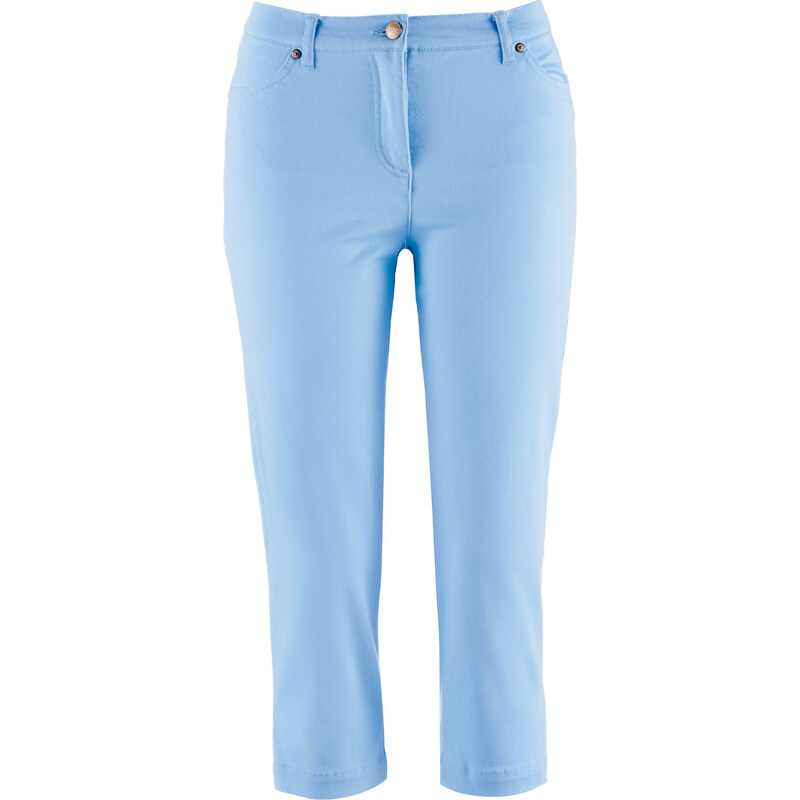 bpc bonprix collection Pantalon extensible galbant 3/4 bleu femme - bonprix