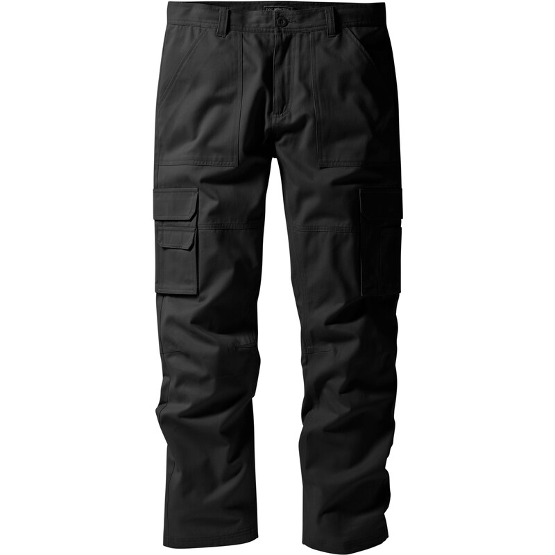 bpc selection Pantalon cargo traitement Teflon Regular Fit Straight, N. noir homme - bonprix