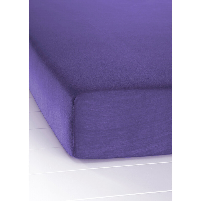 bpc living Drap-housse Jersey Microfibre violet maison - bonprix