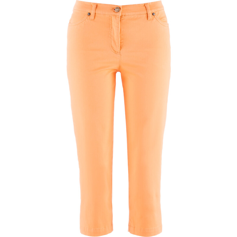 bpc bonprix collection Pantalon extensible galbant 3/4 orange femme - bonprix