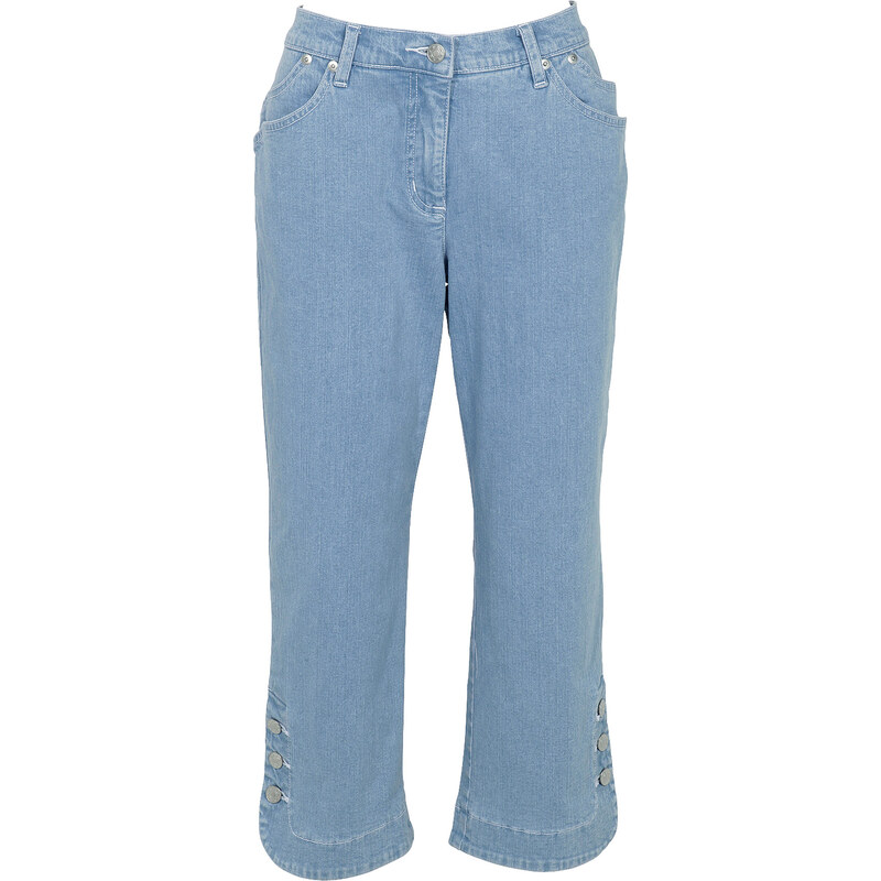 bpc selection Pantacourt en jean bleu femme - bonprix