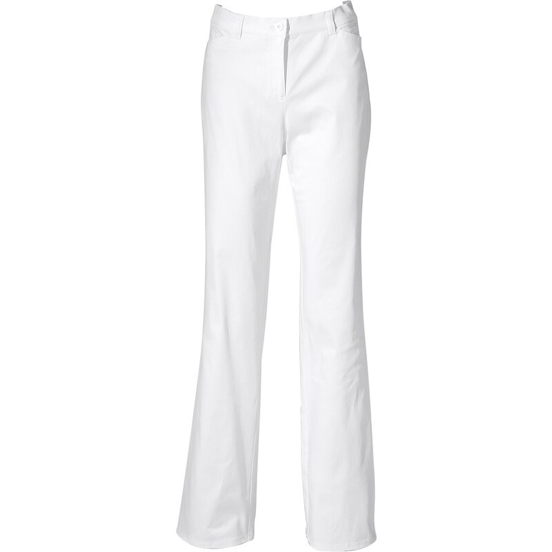 bpc selection Pantalon extensible blanc femme - bonprix