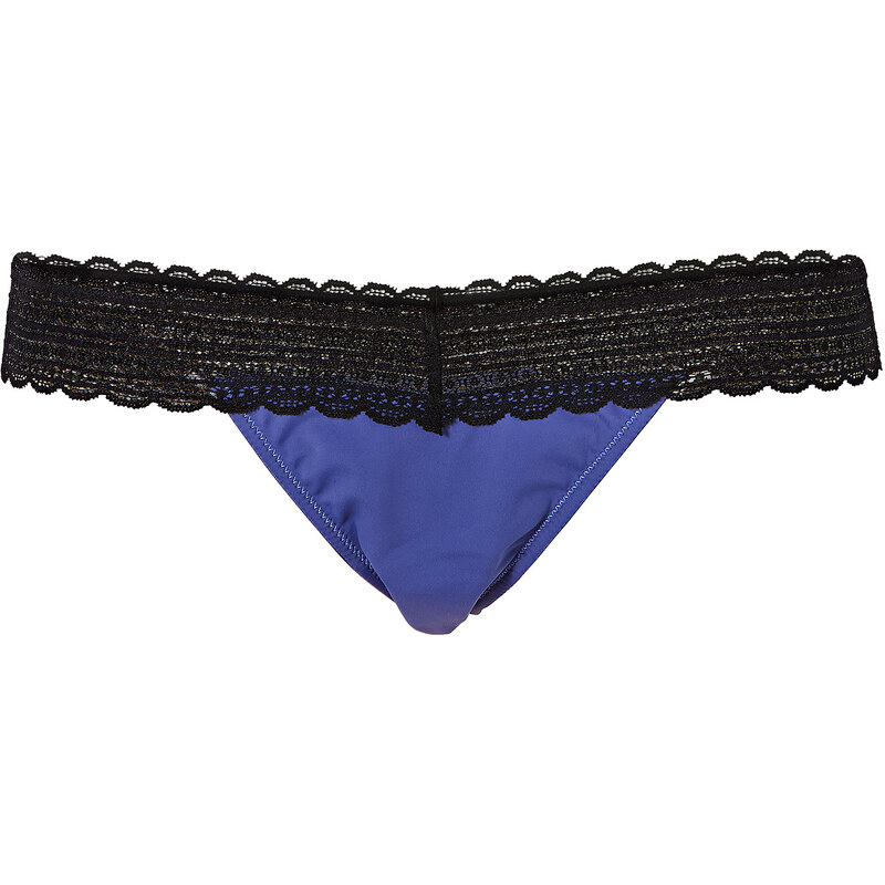RAINBOW Mini string bleu lingerie - bonprix