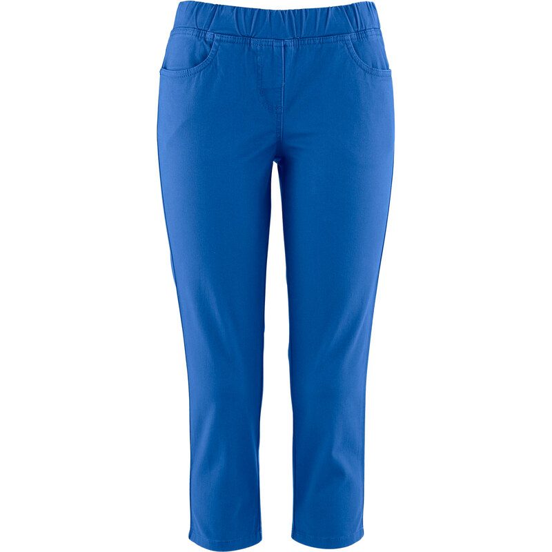 bpc bonprix collection Pantalon extensible 3/4 bleu femme - bonprix