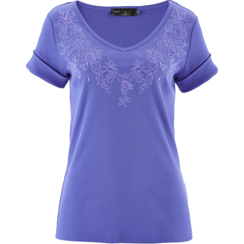 bpc selection T-shirt manches courtes violet femme - bonprix