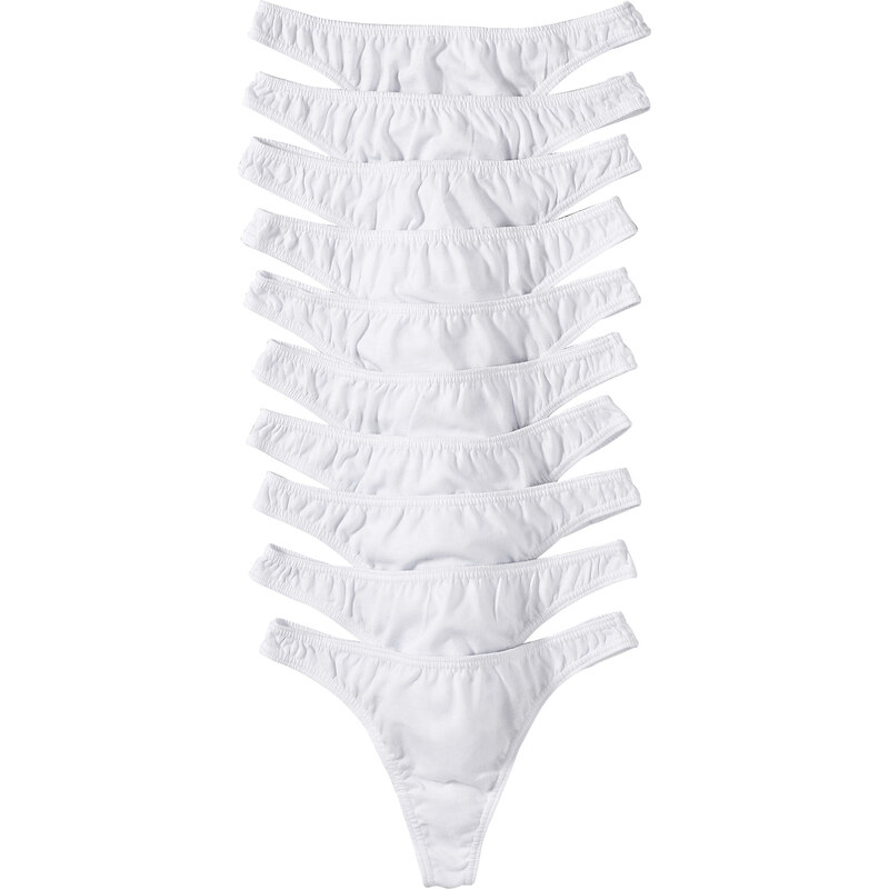 bpc bonprix collection Strings (lot de 10) blanc lingerie - bonprix