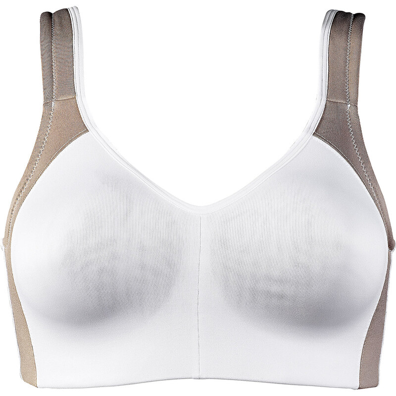 bpc bonprix collection Nice Size Soutien-gorge de sport Niveau 4, Bon. F blanc lingerie - bonprix
