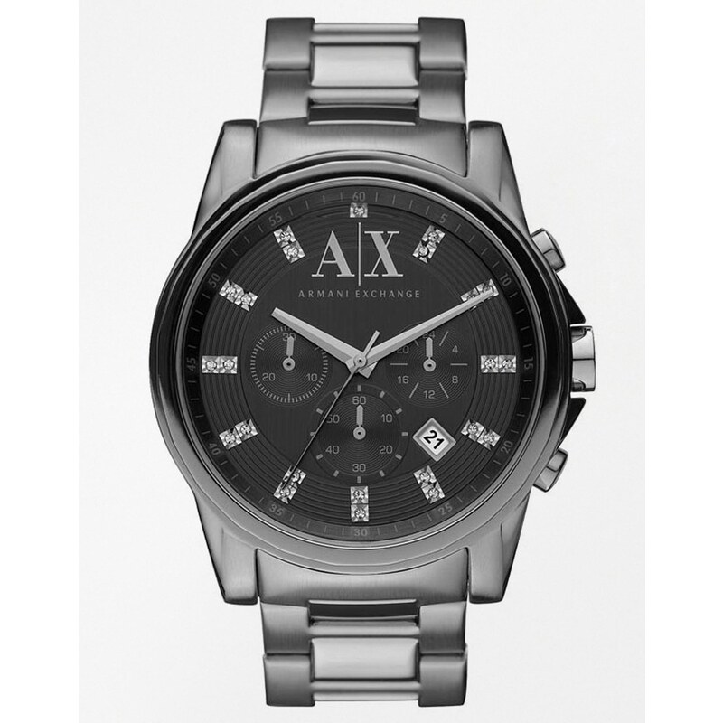 Armani Exchange - AX2092 - Montre avec bracelet en acier inoxydable - Argenté
