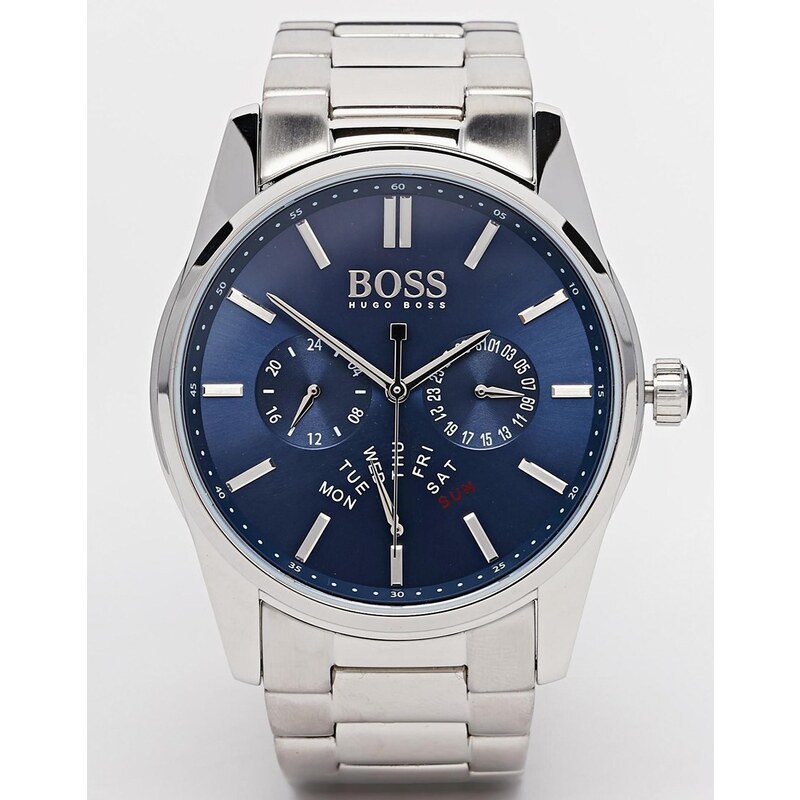 BOSS By Hugo Boss - 1513126 - Montre chronographe avec bracelet en acier inoxydable - Argenté