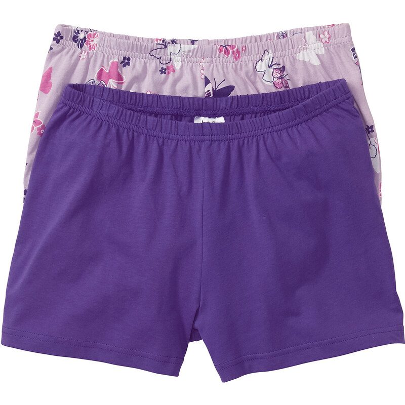 bpc bonprix collection Lot de 2 shorts violet lingerie - bonprix
