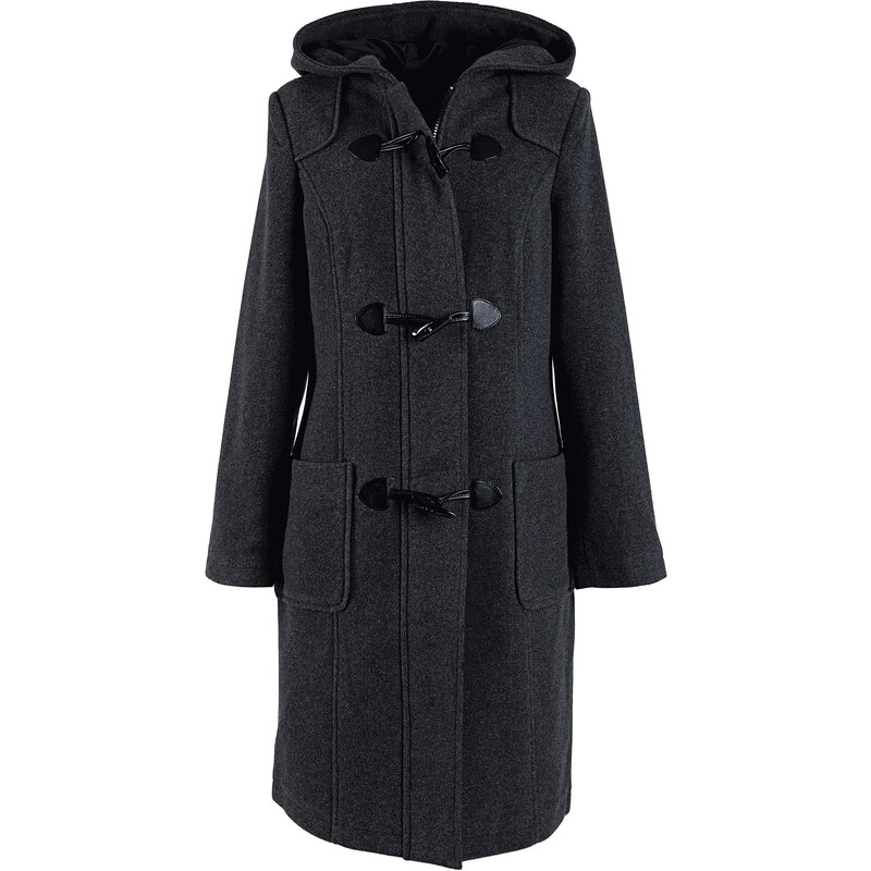 bpc bonprix collection Manteau en laine gris manches longues femme - bonprix