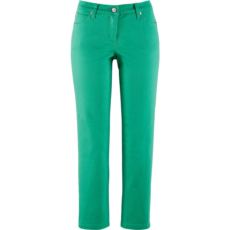bpc bonprix collection Pantalon extensible 7/8 vert femme - bonprix