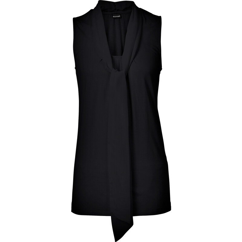 BODYFLIRT Top-blouse noir femme - bonprix
