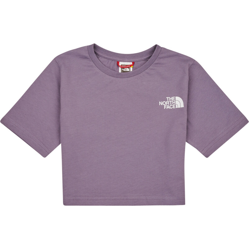 The North Face T-shirt enfant GIRLS S/S CROP SIMPLE DOME TEE >