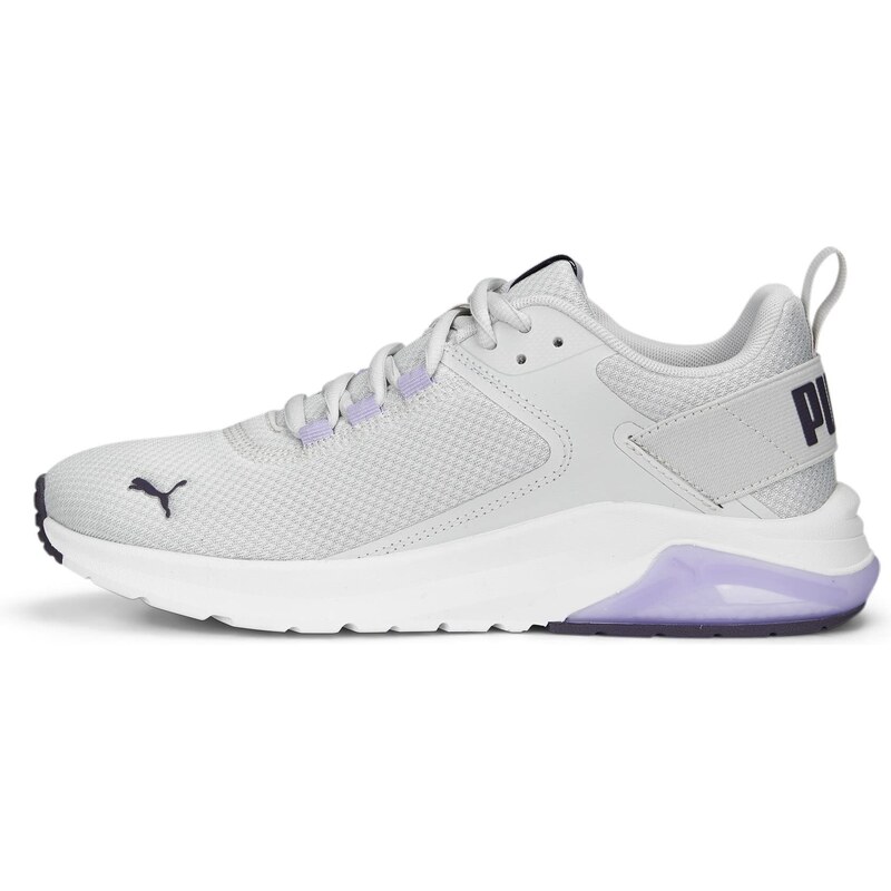PUMA Unisex Adults' Fashion Shoes ELECTRON E Trainers & Sneakers, FEATHER GRAY-PURPLE CHARCOAL-VIVID VIOLET, 43