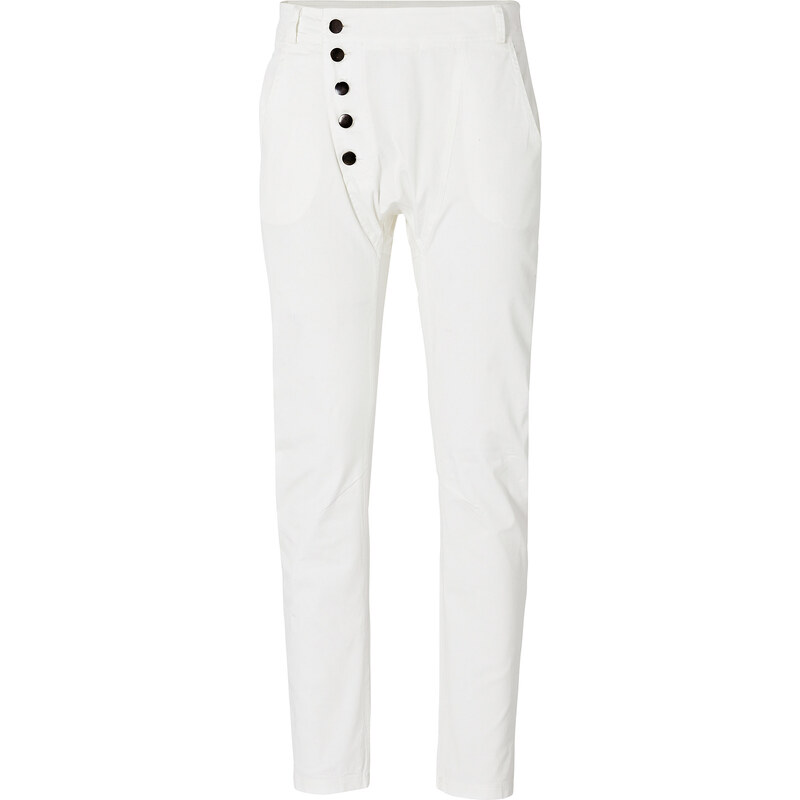 RAINBOW Pantalon extensible blanc femme - bonprix