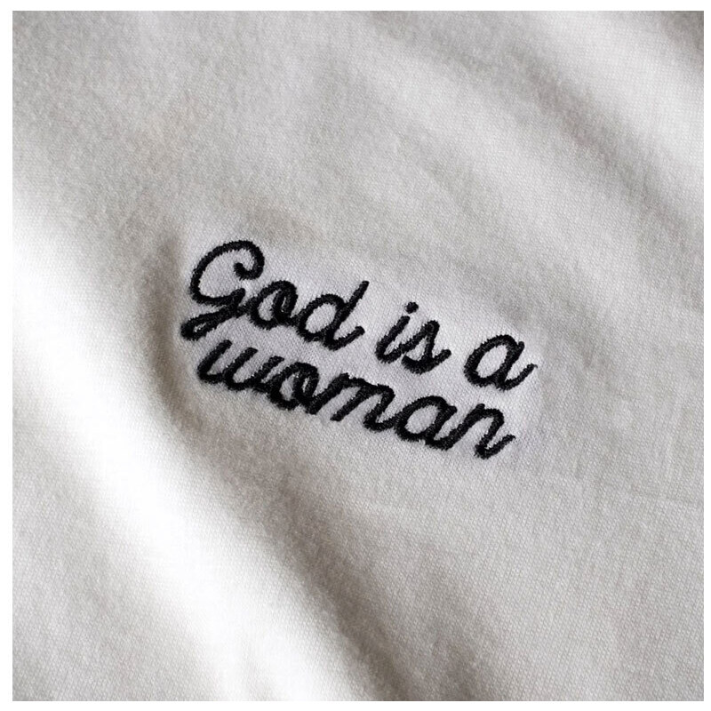 Dedicated T-shirt Mysen God is a Woman Off-White