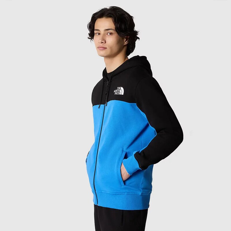 The North Face Men's Icon Full-Zip Hoodie Super Sonic Blue NF0A7X1YLV6