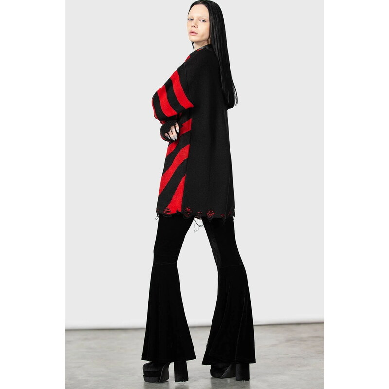 Pantalon pour femme KILLSTAR - Marisola Flares - Noir - KSRA008567