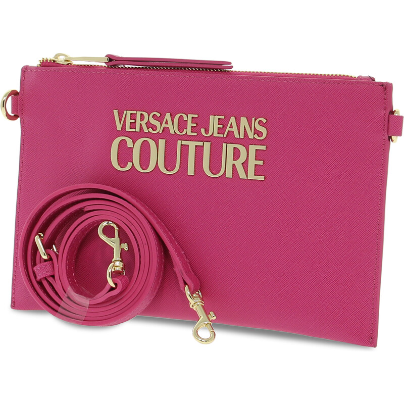 Pochette Versace Jeans Couture JEANS COUTURE RANGE L SKETCH 9 en saffiano rose