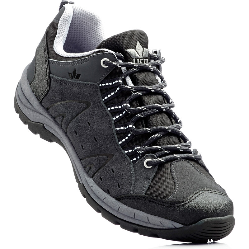 Chaussures de marche en cuir gris chaussures & accessoires - bonprix