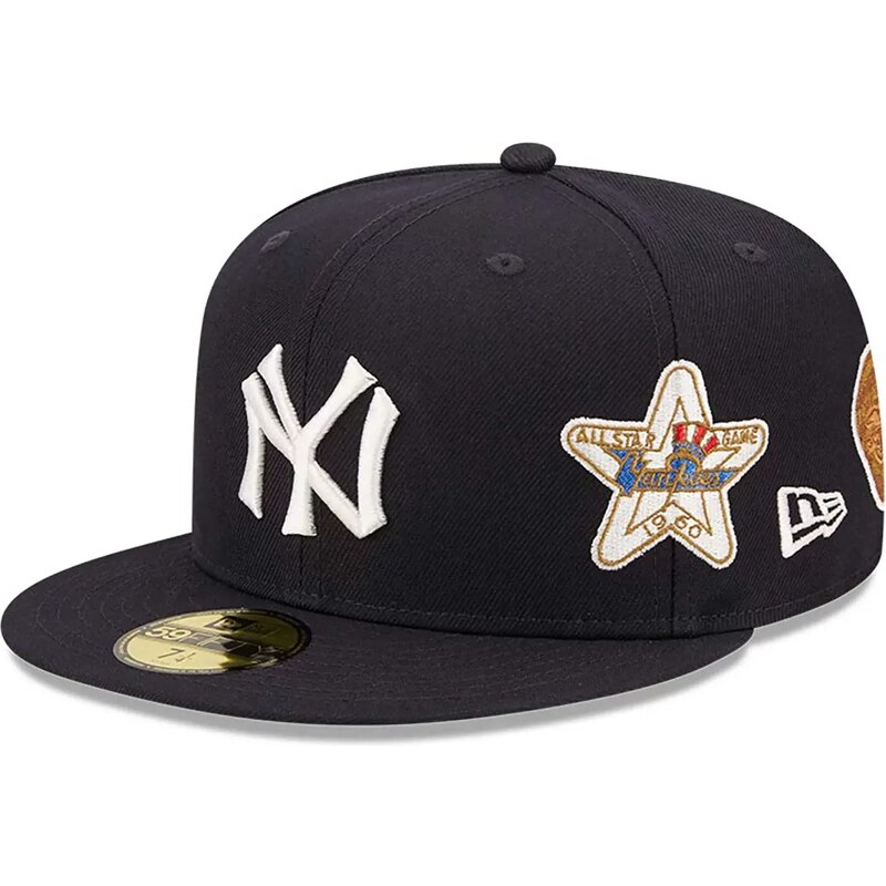 New Era 59FIFTY Fitted Cap New York Yankees Cooperstown Multi Patch Navy 60358055