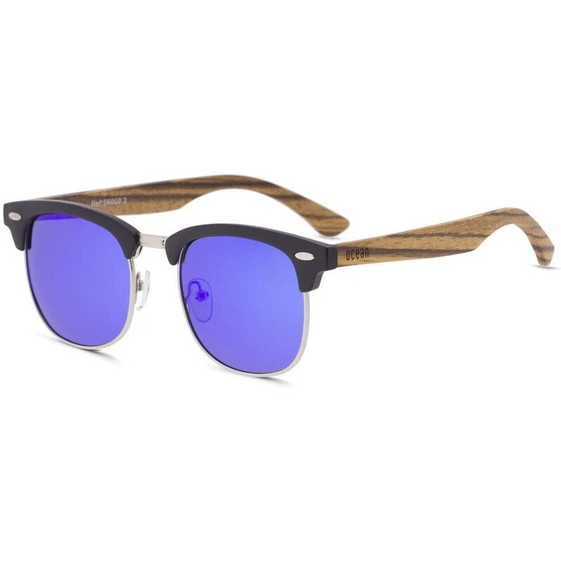Ocean Sunglasses Fashion Cool Polarized Bamboo Unisex Sunglasses Men Women Ocean Brown Lunettes De Soleil