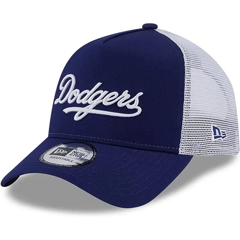 New Era LA Dodgers Team Script Dark Blue Trucker Cap 60364223