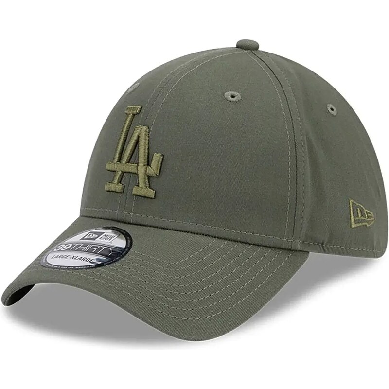 New Era LA Dodgers League Essential Green 39THIRTY Stretch Fit Cap 60112579