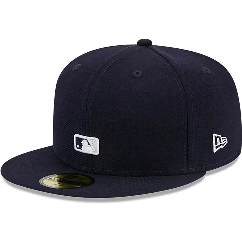 New Era New York Yankees Reverse Logo Navy 59FIFTY Fitted Cap 60364456