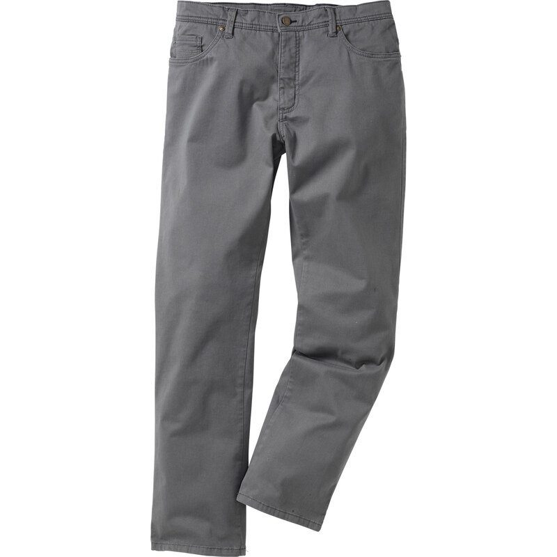 bpc bonprix collection Pantalon extensible coupe 5 poches Slim Fit, N. gris homme - bonprix
