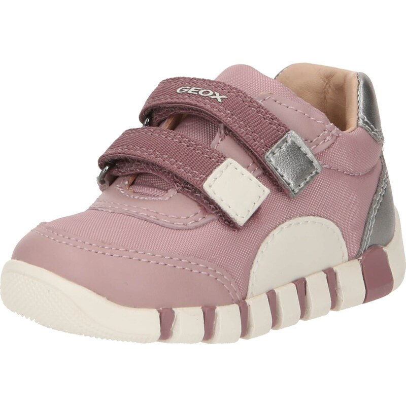 GEOX Baskets IUPIDOO cr me rose ancienne argent GLAMI