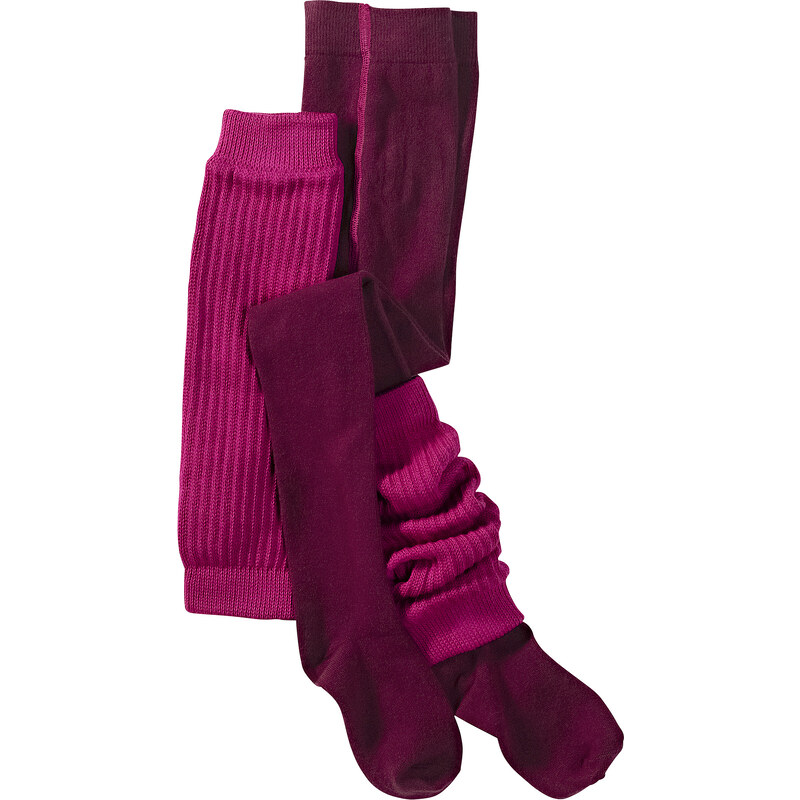 bpc bonprix collection Collant + Les guêtres (Ens. 2 pces.) violet chaussures & accessoires - bonprix