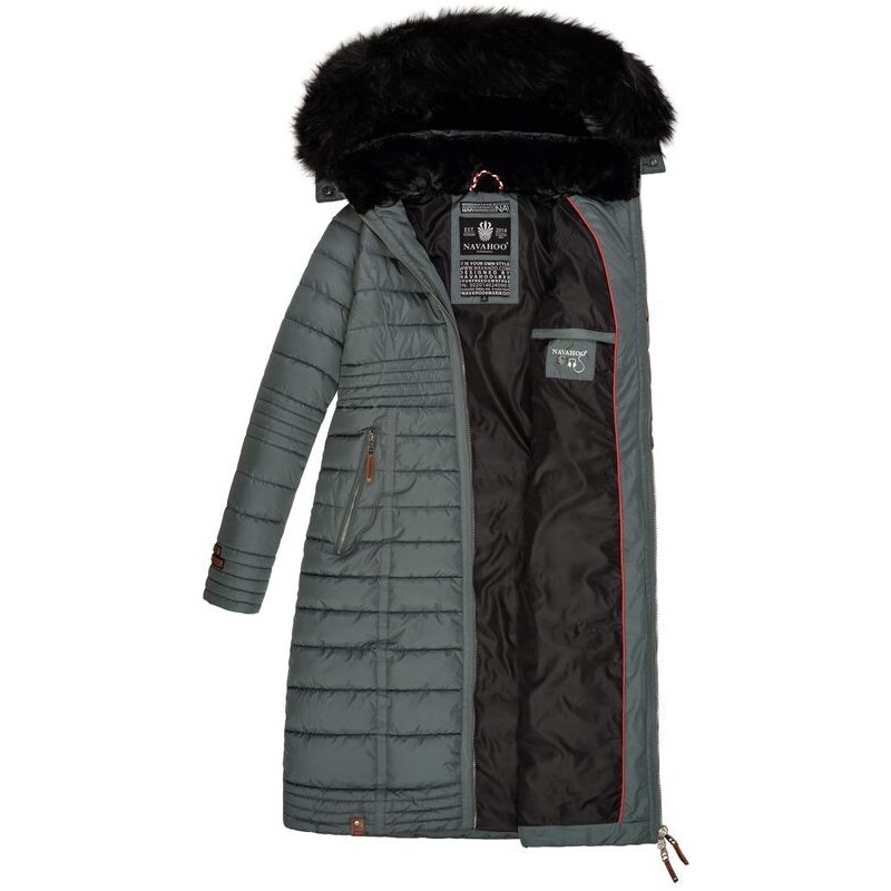 Manteau d'hiver long pour femme UMAY Navahoo