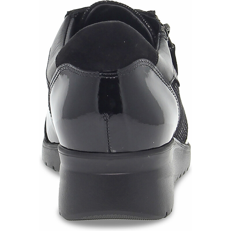 Chaussures plates Mephisto IASMINA SILK en cuir noir