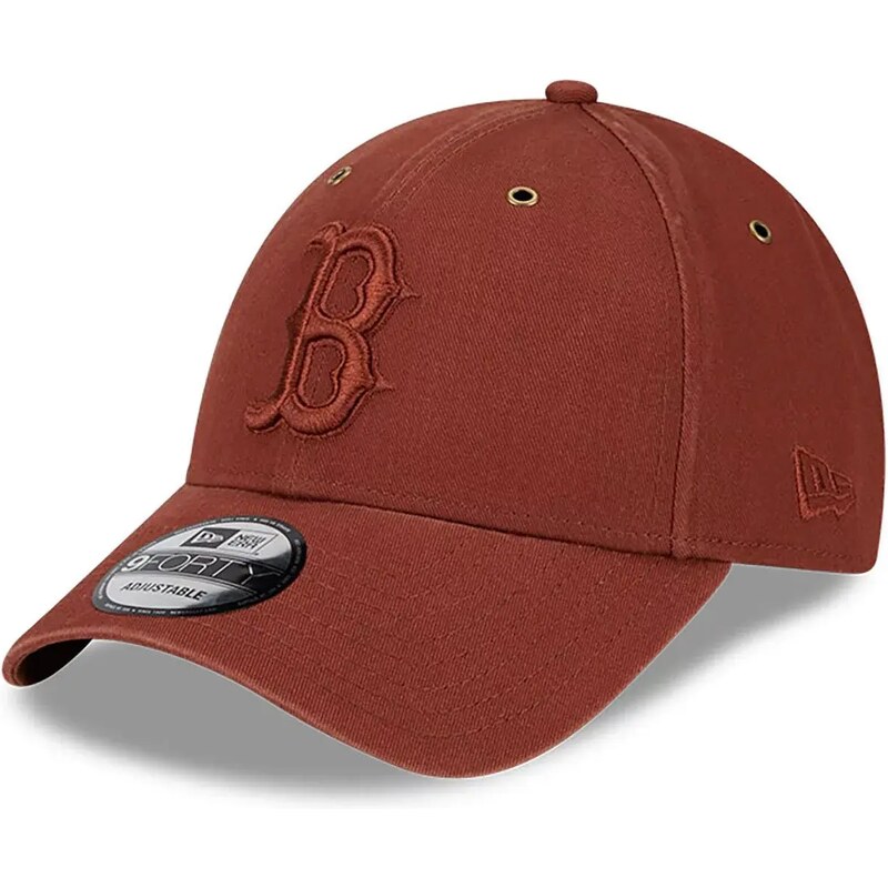 New Era Boston Red Sox Washed Canvas Brown 9FORTY Adjustable Cap 60424843