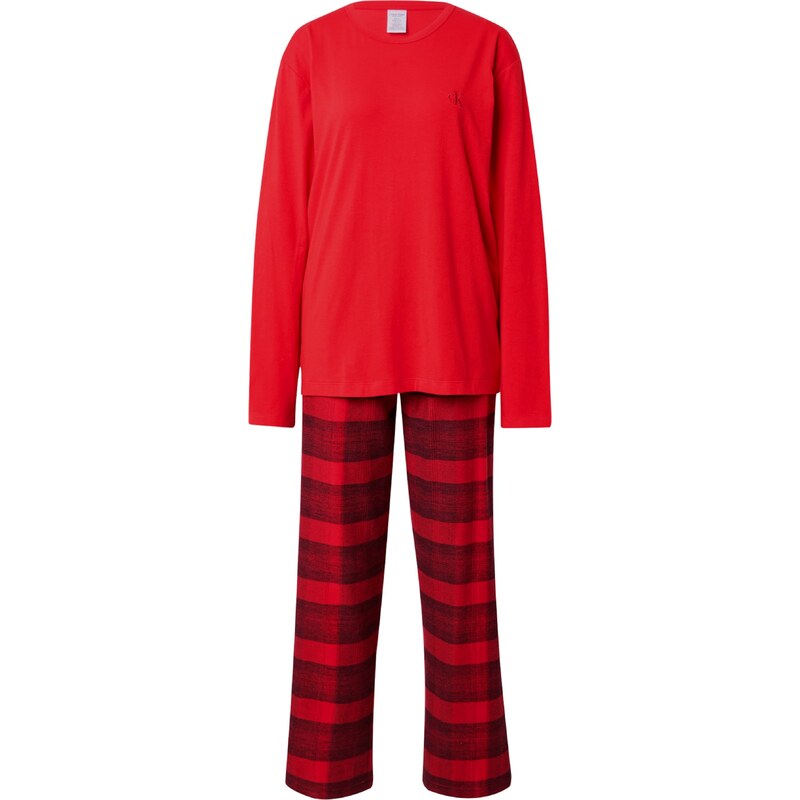 Calvin Klein Underwear Pyjama rouge / bourgogne