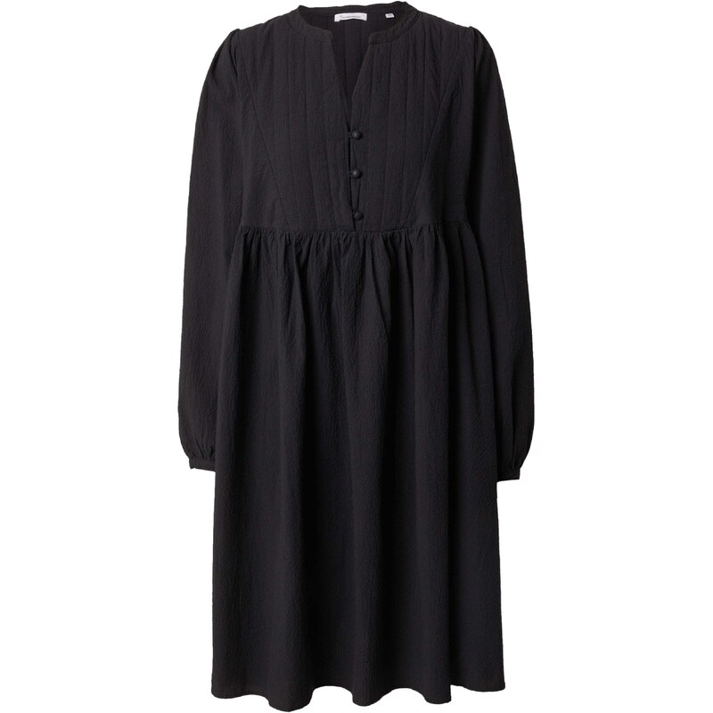 KnowledgeCotton Apparel Robe 'GO' noir