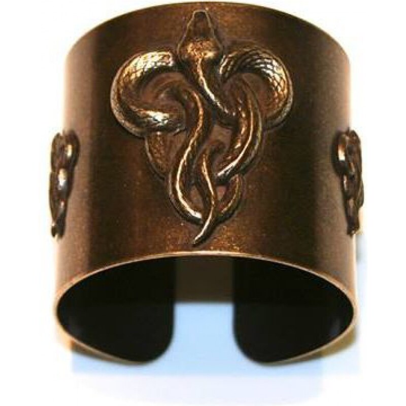 Mamishka Paris Bracelet manchette Serpent en Bronze Mamishka