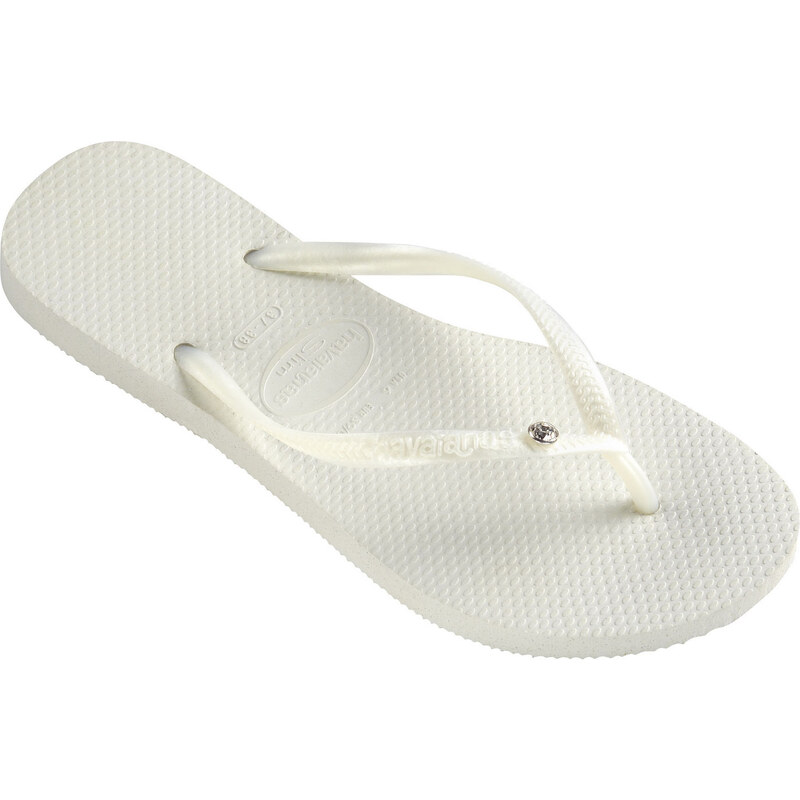 Havaianas Tong - Slim Crystal Glamour Sw White