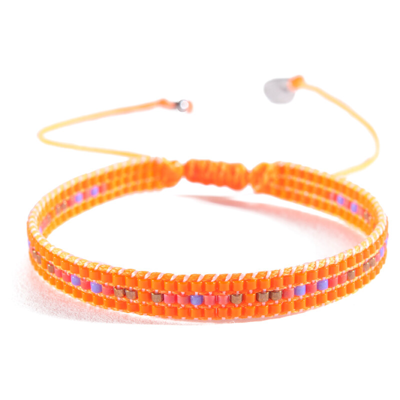 Mishky Bracelet Track Orange Copper Purple