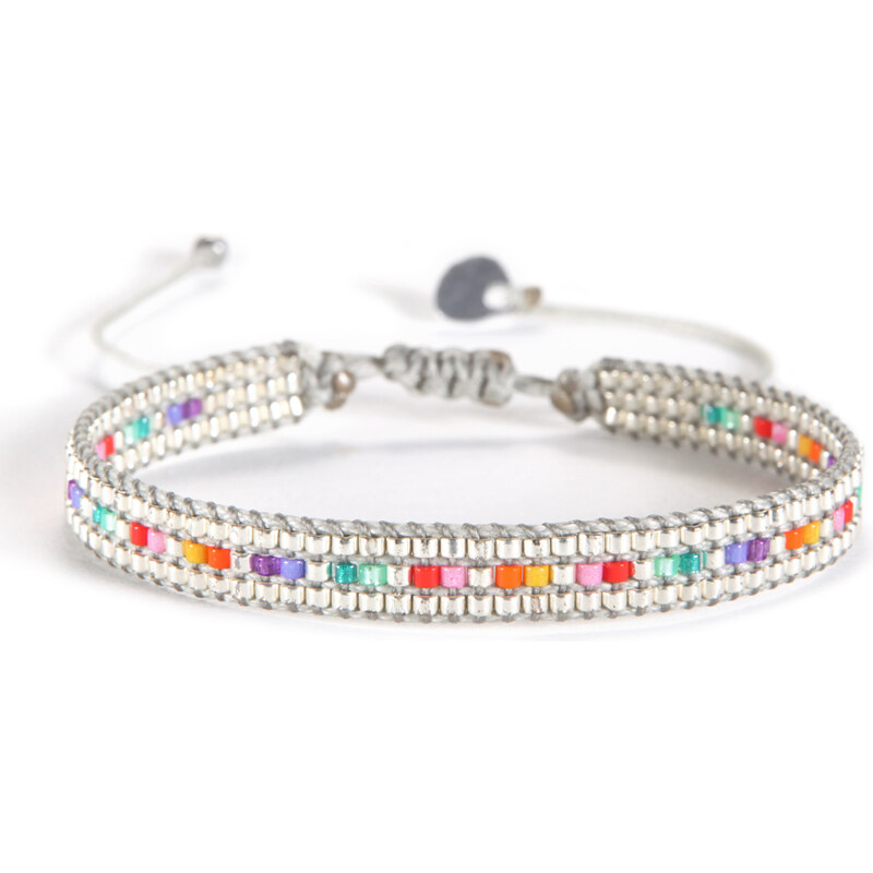 Mishky Bracelet Track Multicolor Silver