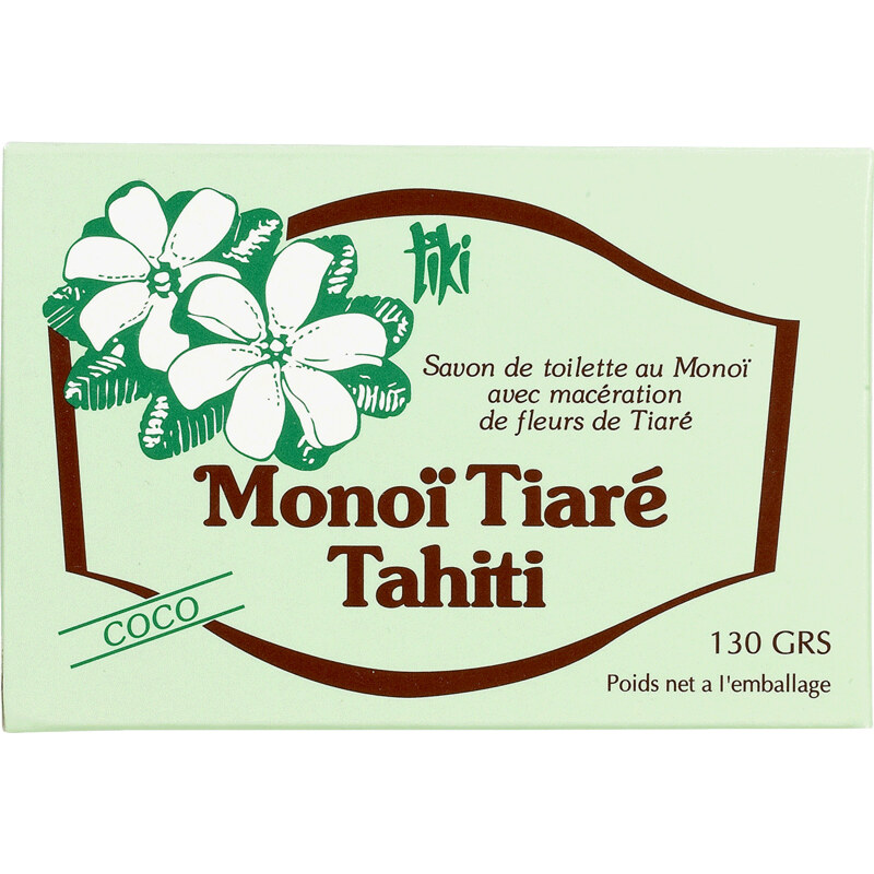 Savon Végétal Au Monoï De Tahiti, Senteur Coco - Tiki Savon Coco 130g
