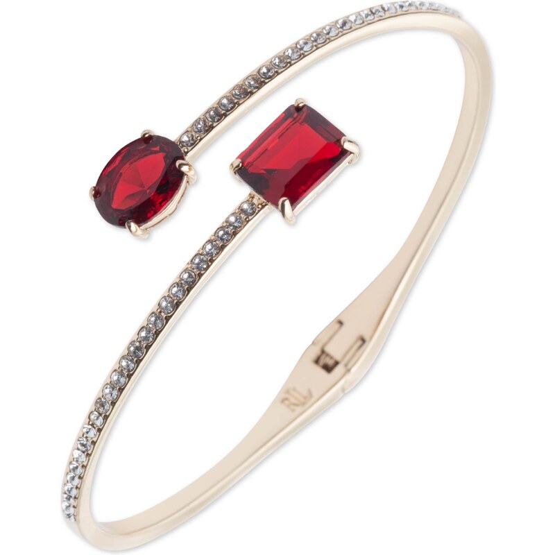 Lauren Ralph Lauren Bracelet or / rouge rubis / transparent