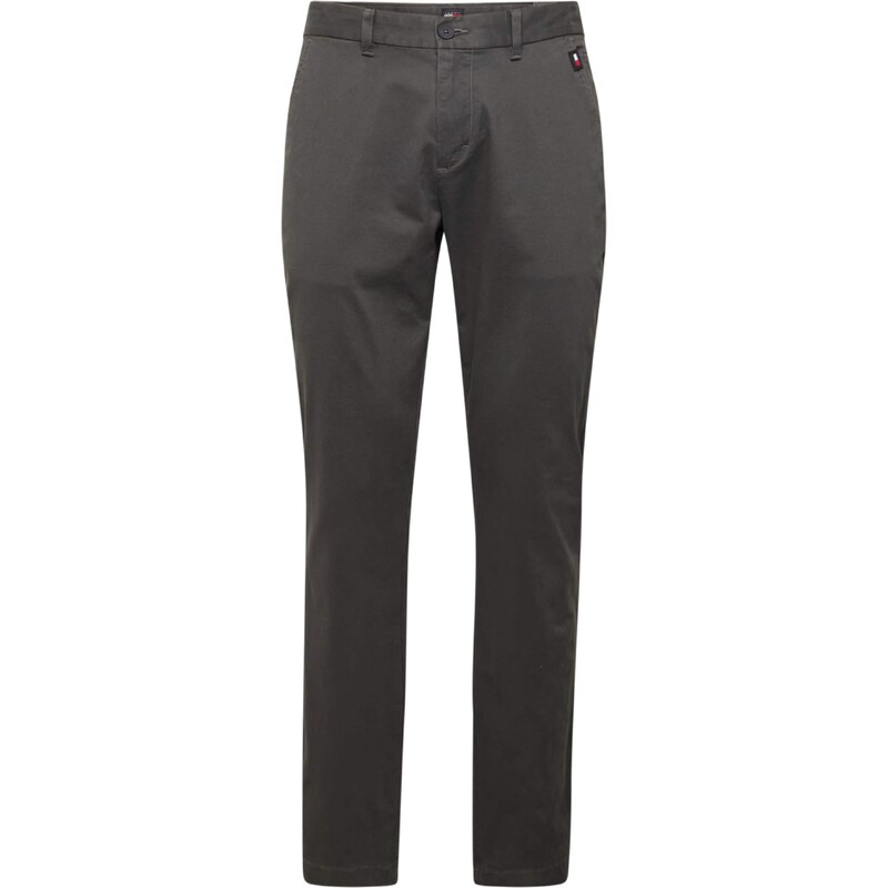 Tommy Jeans Pantalon chino 'AUSTIN' gris / rouge / blanc